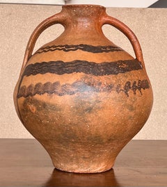 Brautkrug-Vase „Cantaro“ aus Calanda, Spanien, Terrakotta-Vase, 18. Jahrhundert