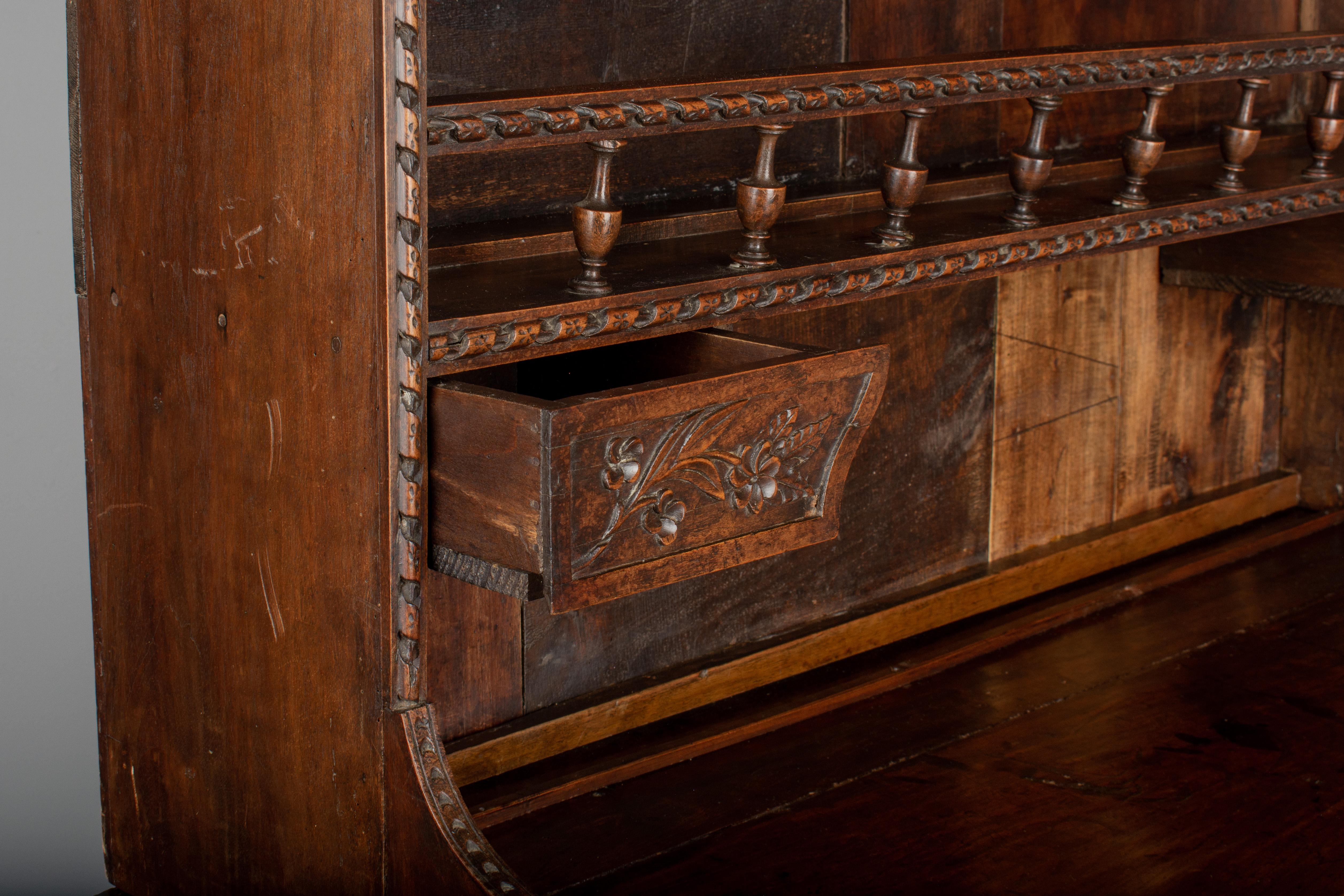 18th Century Brittany Vaisselier or Hutch 3