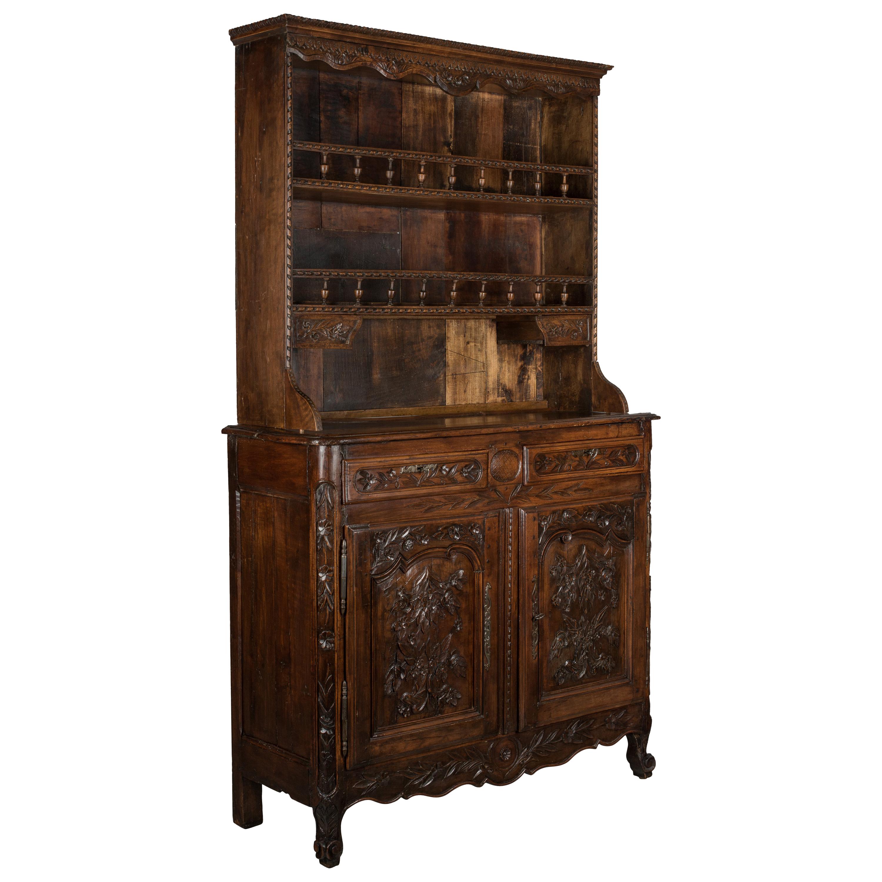 18th Century Brittany Vaisselier or Hutch