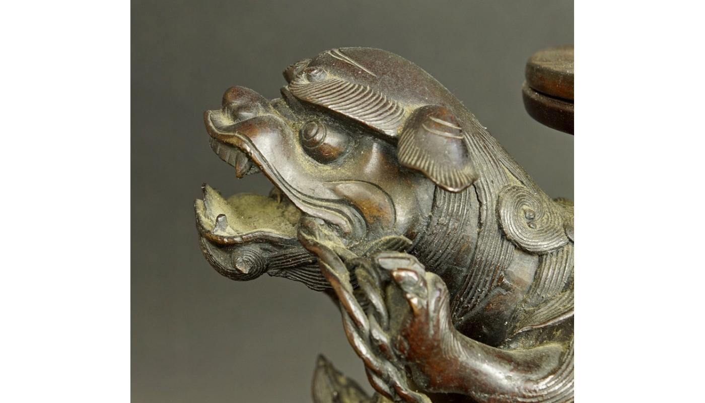 18th Century Bronze China Censer 7