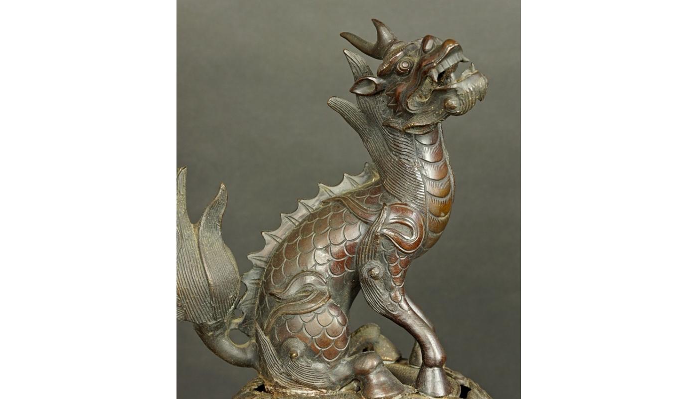 18th Century Bronze China Censer 4
