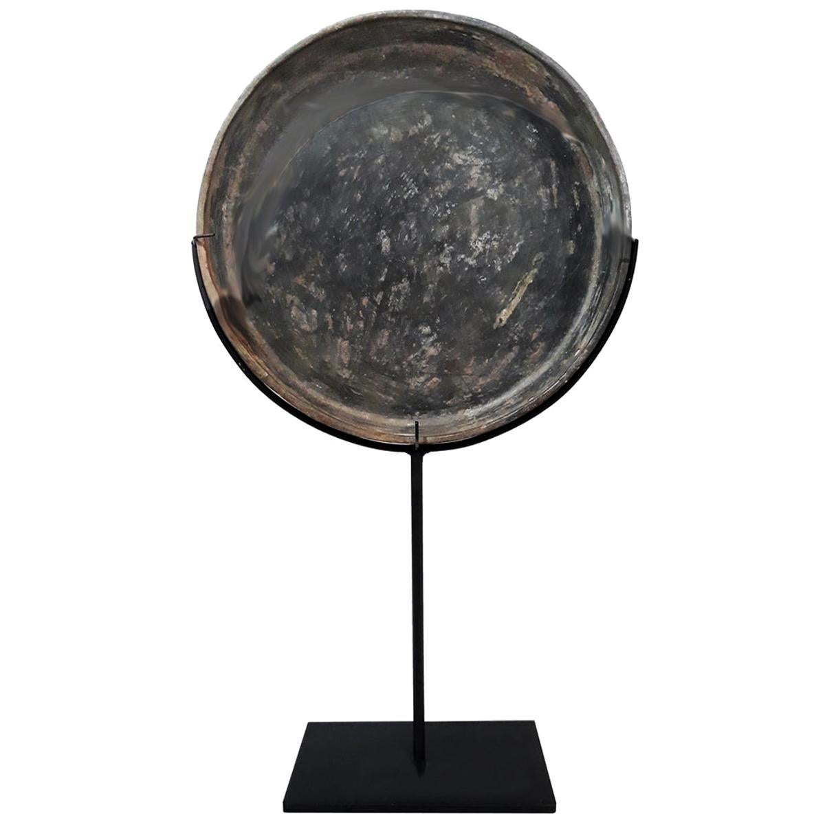 18th Century Bronze Mirror / Tray from Thailand