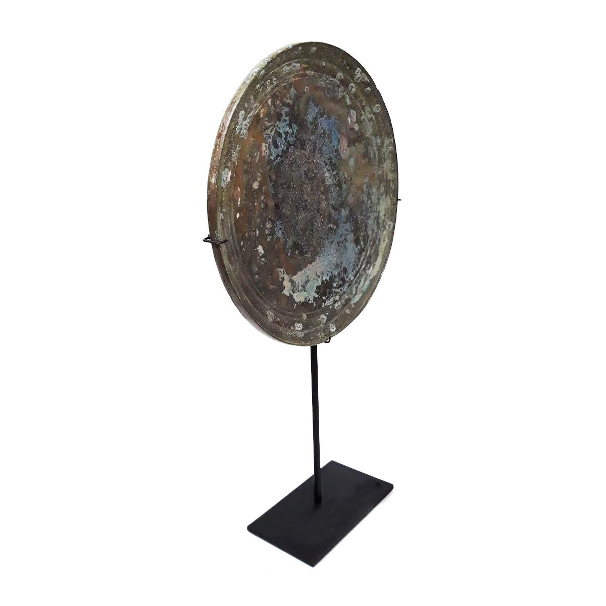 18th Century Bronze Mirrors from Thailand 6