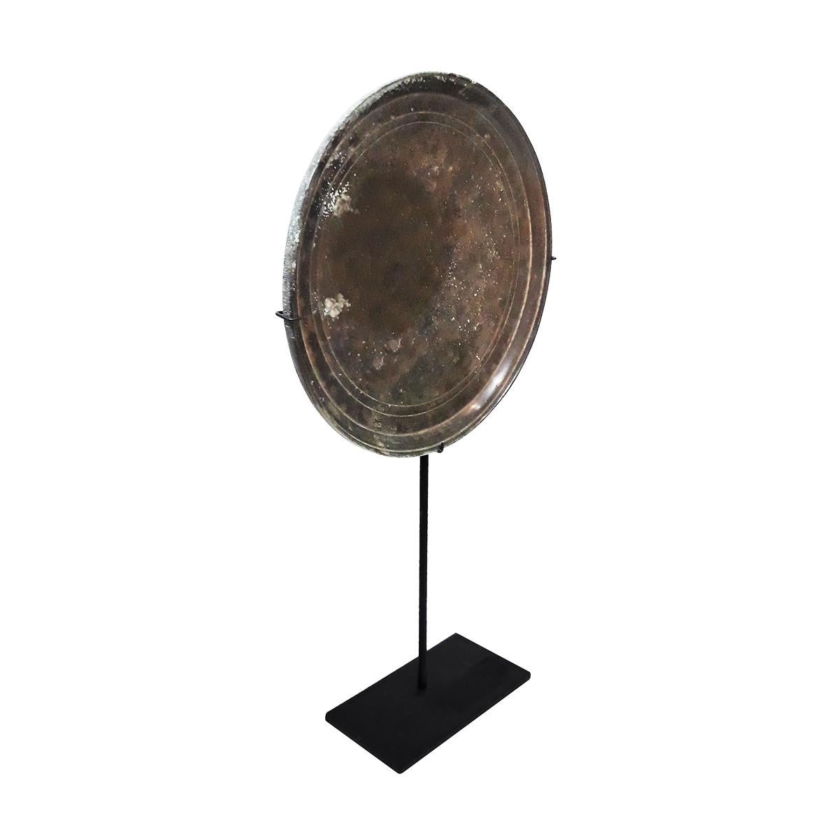 18th Century Bronze Mirrors from Thailand 3