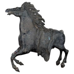 Maquette en bronze d'un cheval du XVIIIe siècle, école française