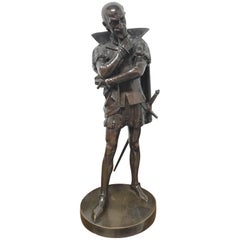 18th Century Bronze Statue of a Shakespearian Character