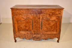 18th Century Burl Elm Buffet from France