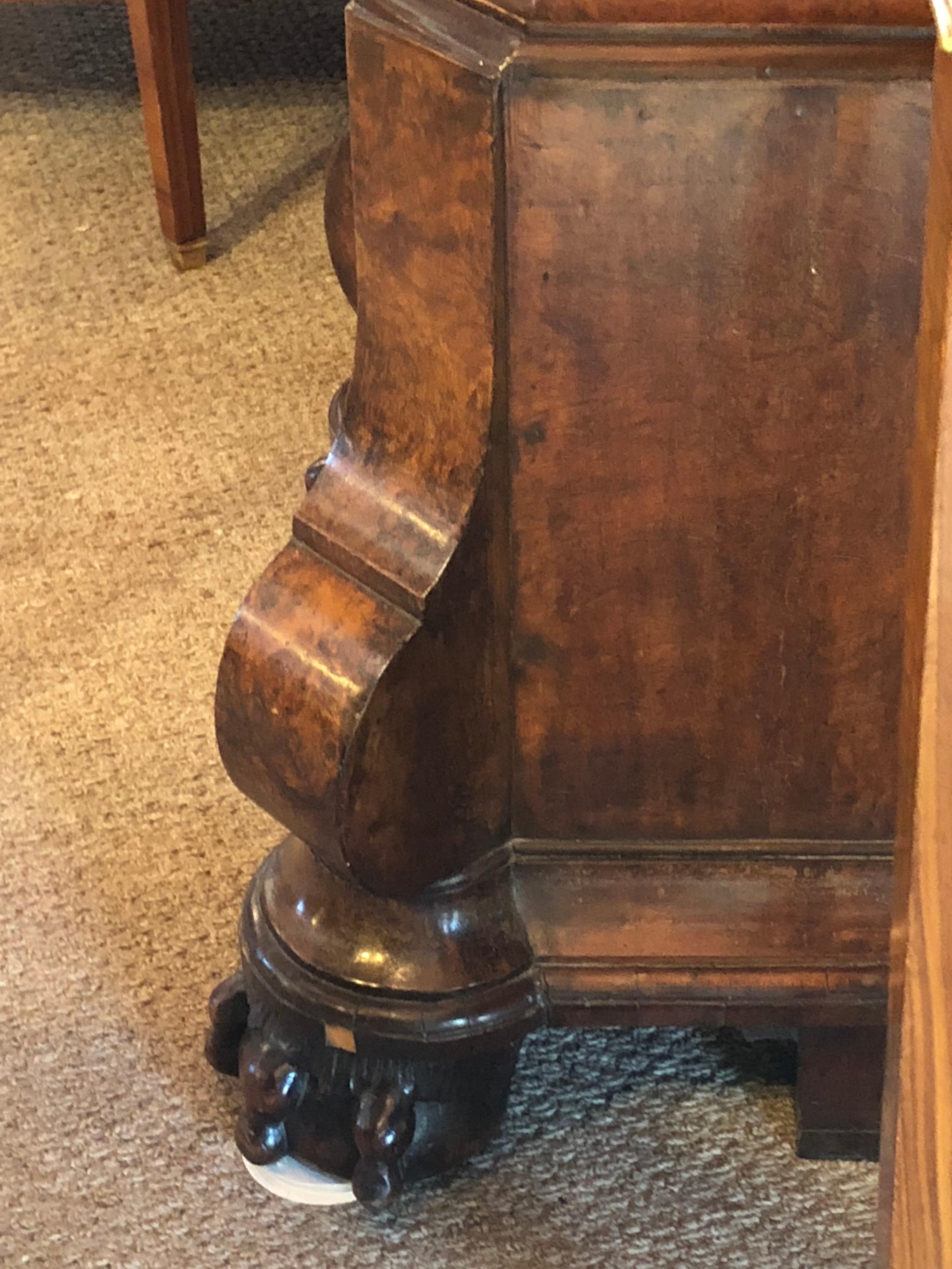 18th Century Burl Walnut Tall Case Clock by Gerrit Knip 4