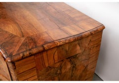 18th Century Burled Serpentine Chest