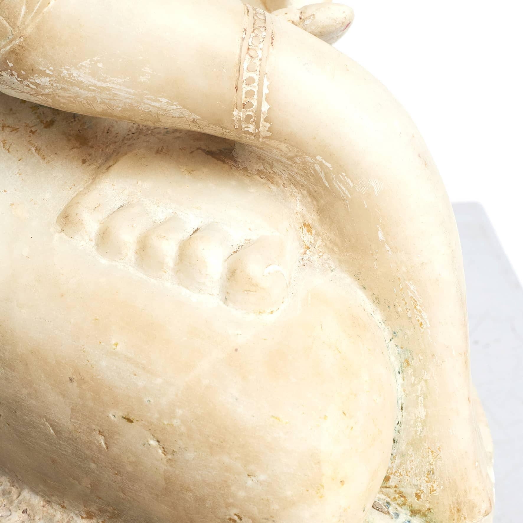 18th Century Burmese Alabaster Stone Buddha 9