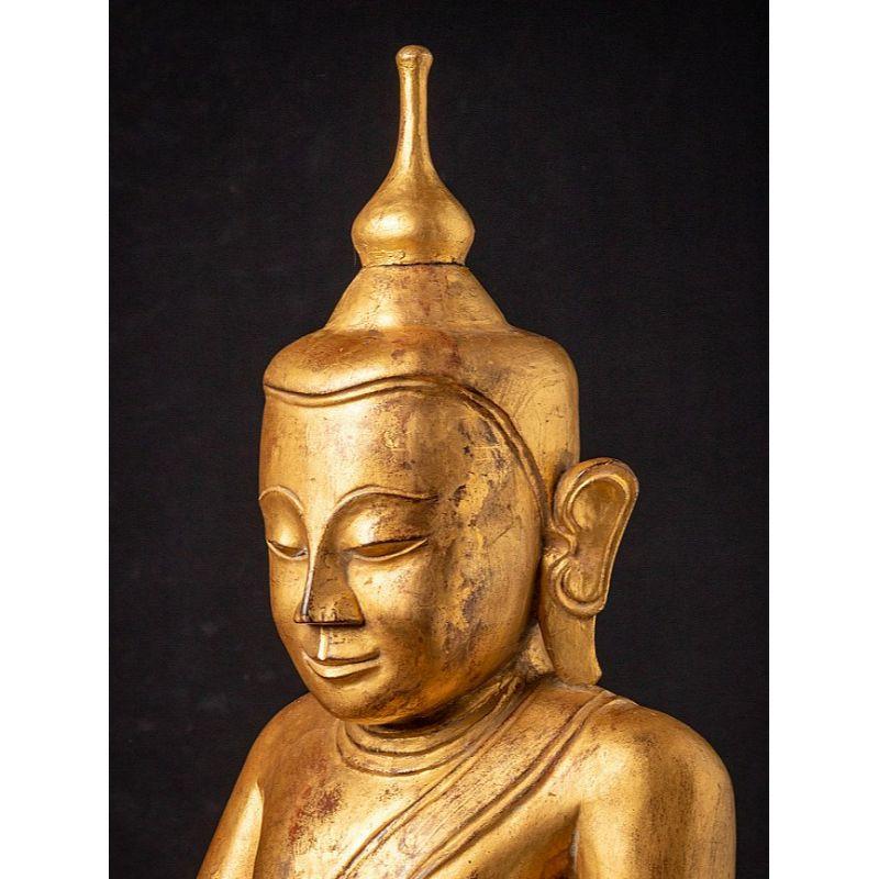 Birmanische Shan-Buddha-Statue des 18. Jahrhunderts aus Burma im Angebot 1