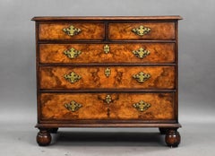 18th Century Burr Walnut Chest of Drawers