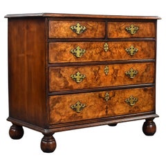 18th Century Burr Walnut Chest of Drawers