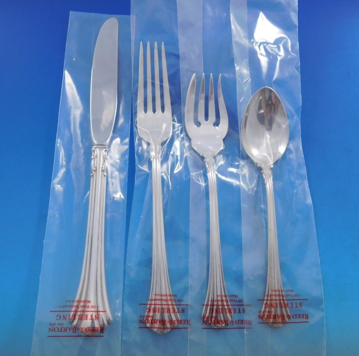 18° Secolo di Reed & Barton Posate in argento sterling per 12 persone Set 149 pezzi Non usato in vendita 4