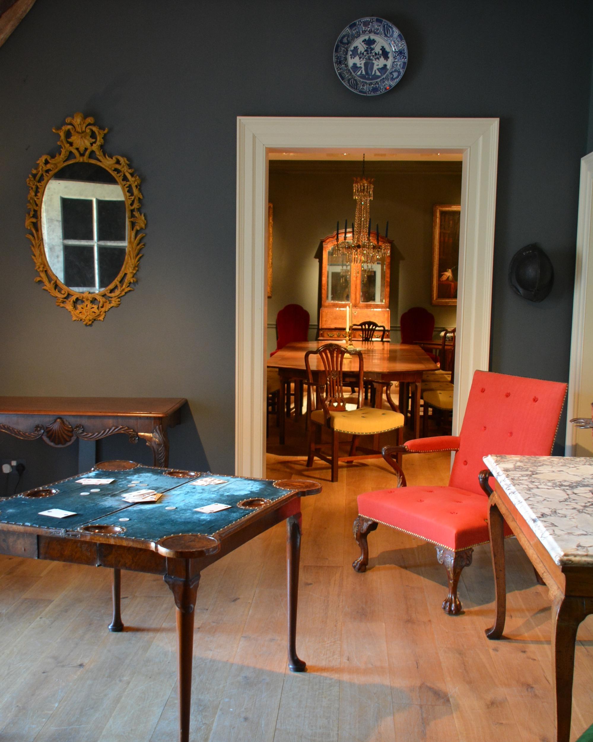 18th Century Cabriole Leg Mahogany Gainsborough Chair For Sale 4