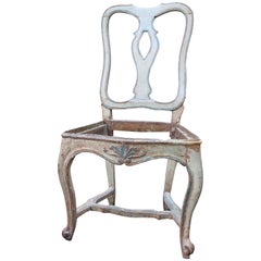 18th Century Cabriolet Lacquered Chair