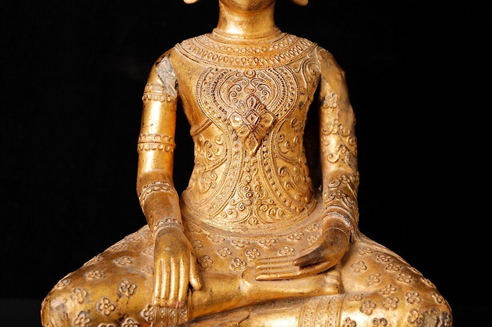 18th Century Cambodia Wood Buddha Statue 6
