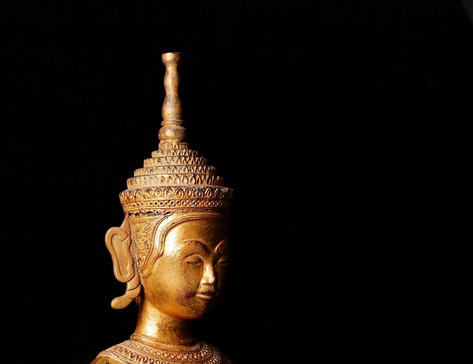 18th Century Cambodia Wood Buddha Statue 3