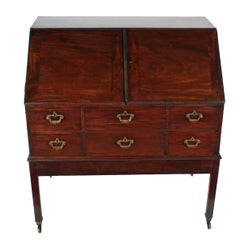 18th Century Georgian Mahogany Campaign Bureau