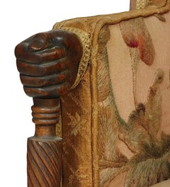 Anthropomorpher Ohrensessel aus der kanadischen Provinz des 18.