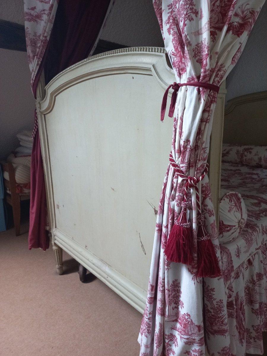 18th Century Canopy Bed Louis XVI For Sale 2