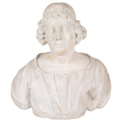 Siglo XVIII, Busto de mármol de Carrara