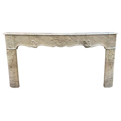 Used 18th Century Carrara Marble Mantel