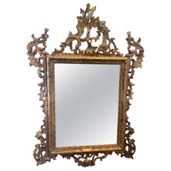 18th Century Carved and Gilded Mirror