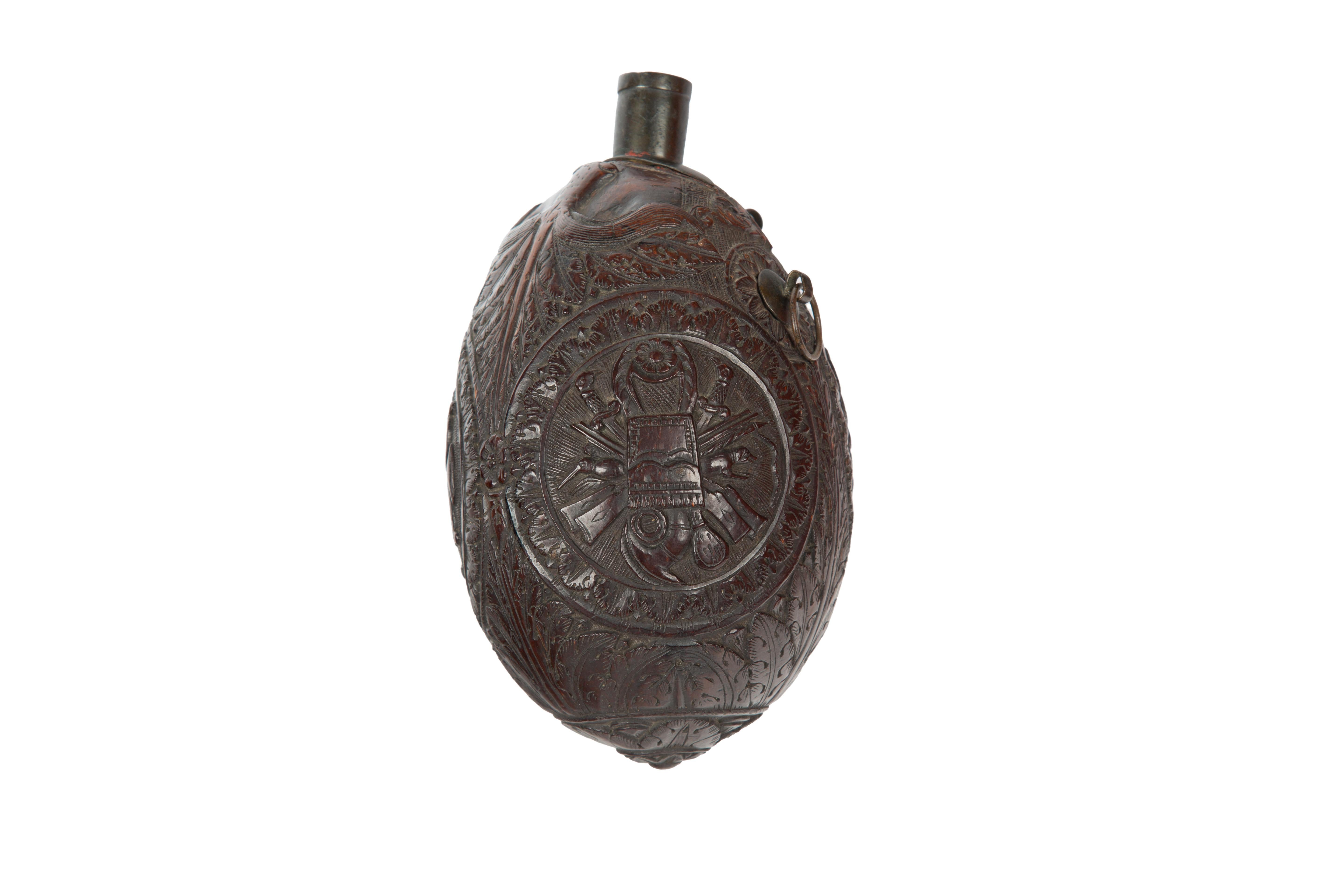 French 18th Century Carved Coconut 