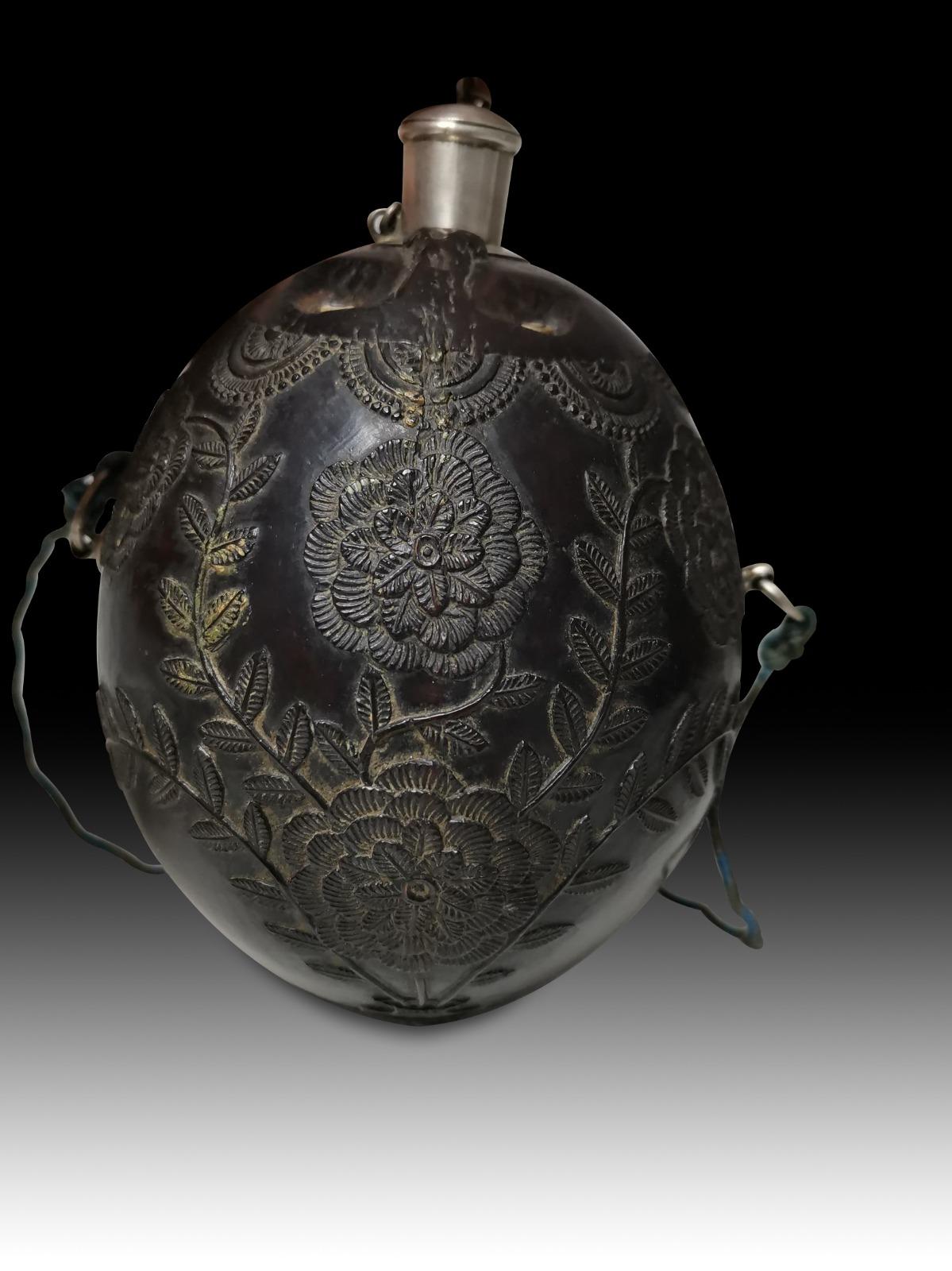 English 18th Century Carved Coconut