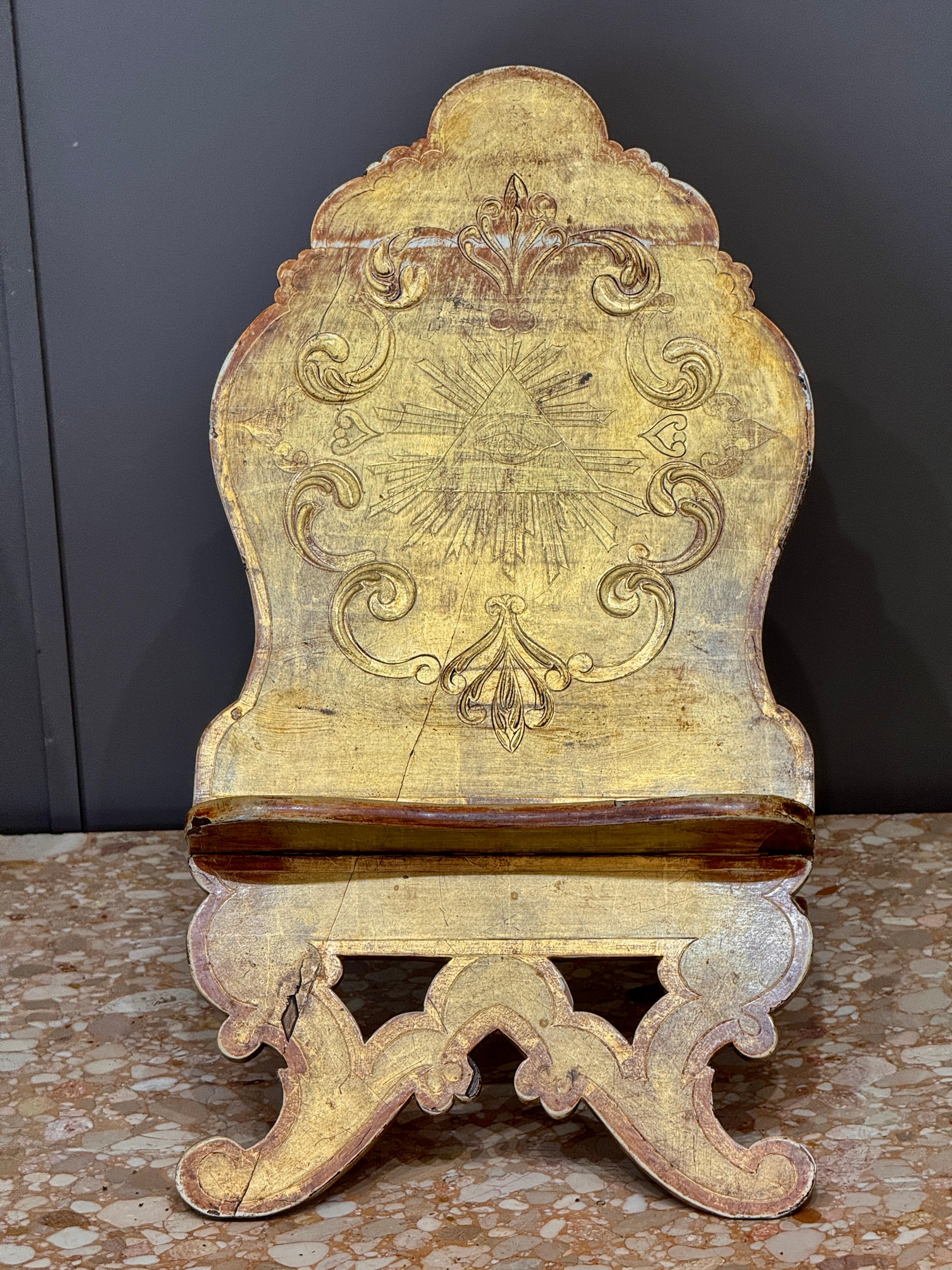 18. Jahrhundert geschnitzt Giltwood Buch Stand (Rokoko) im Angebot