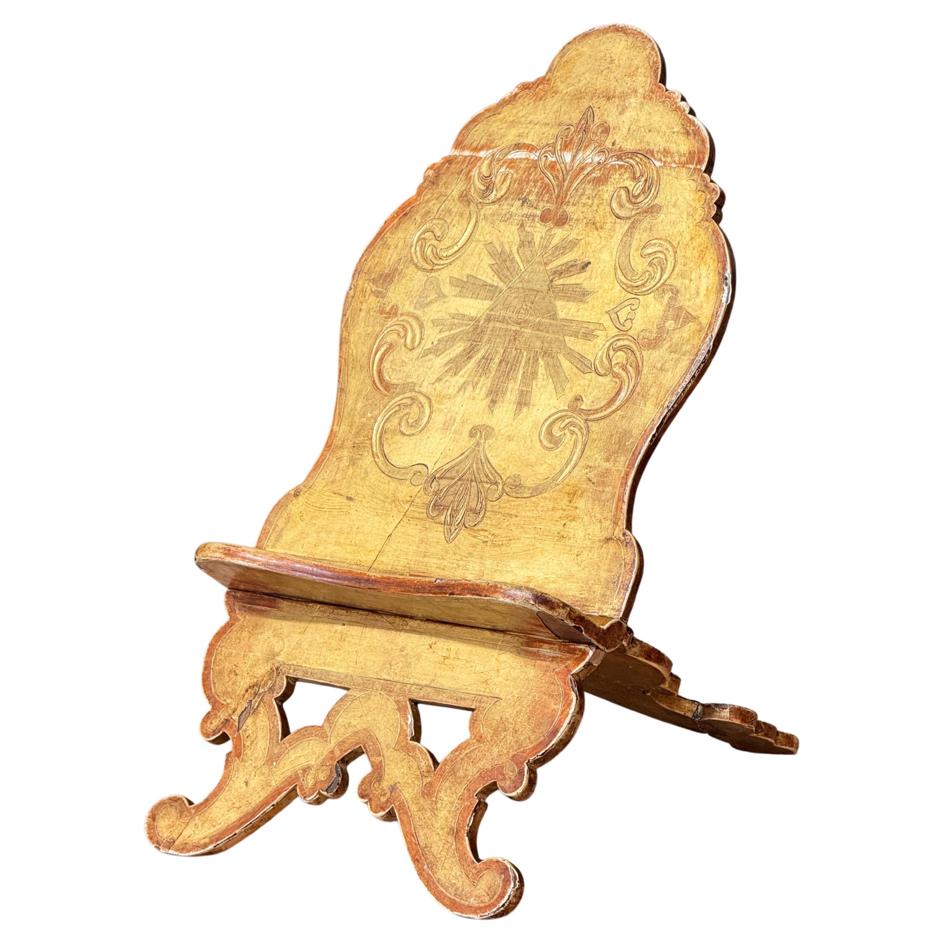 18. Jahrhundert geschnitzt Giltwood Buch Stand im Angebot