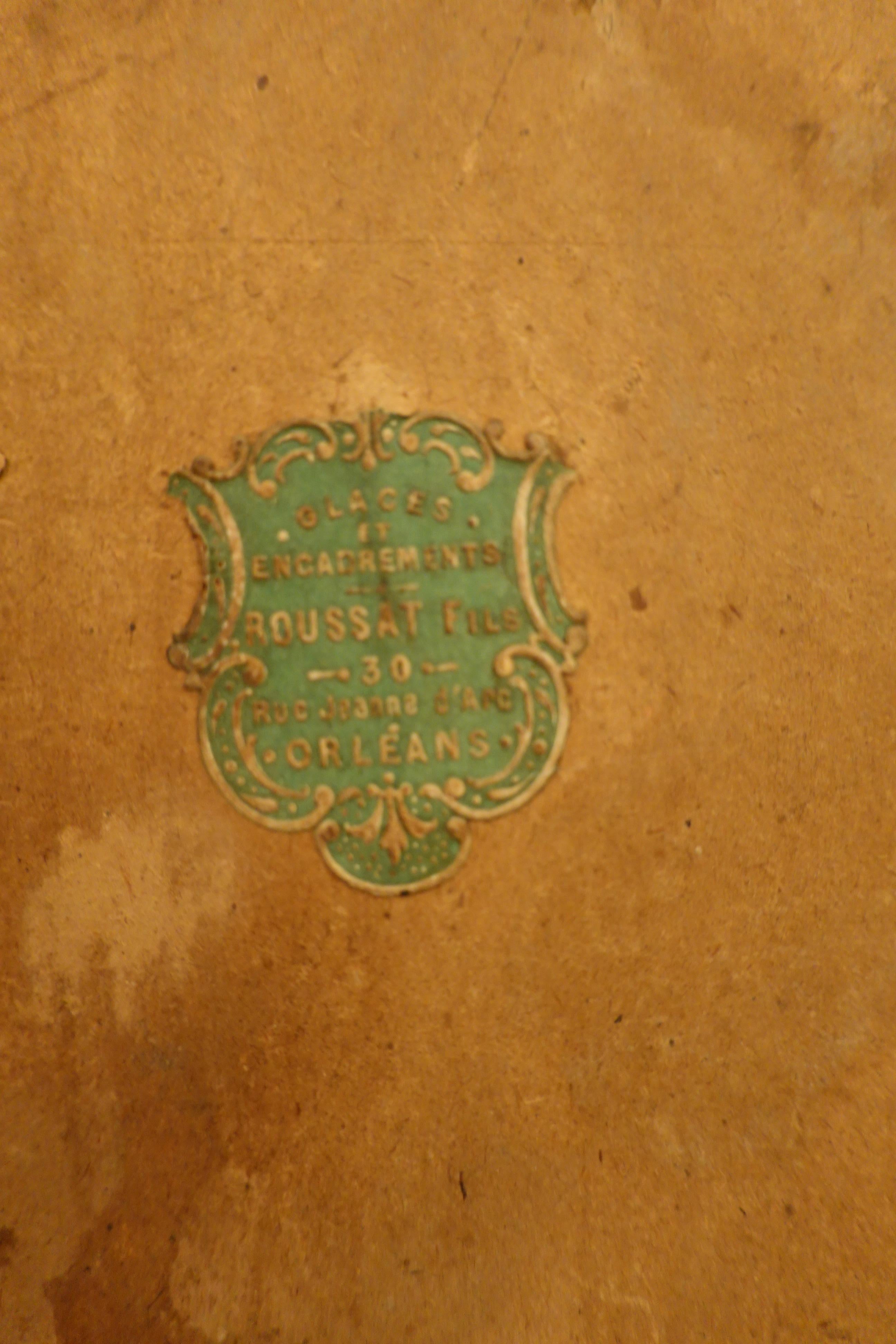 Spiegel aus geschnitztem vergoldetem Holz mit Adler:: Rosen und Blättern aus dem 18. Jahrhundert im Angebot 9