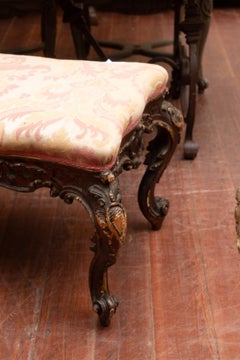 18th Century Carved Italian Bench