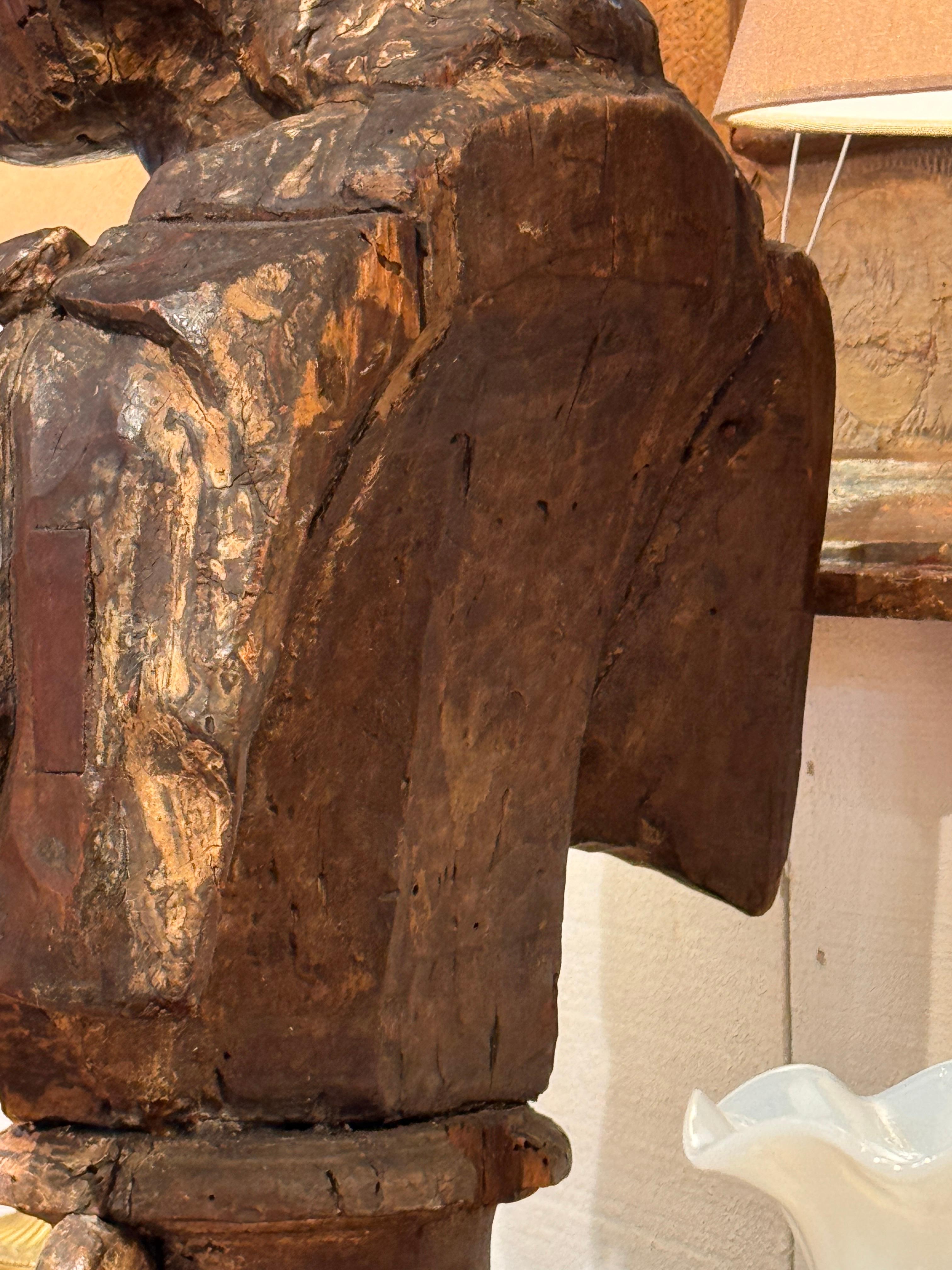 Buste italien sculpté du 18e siècle en vente 4