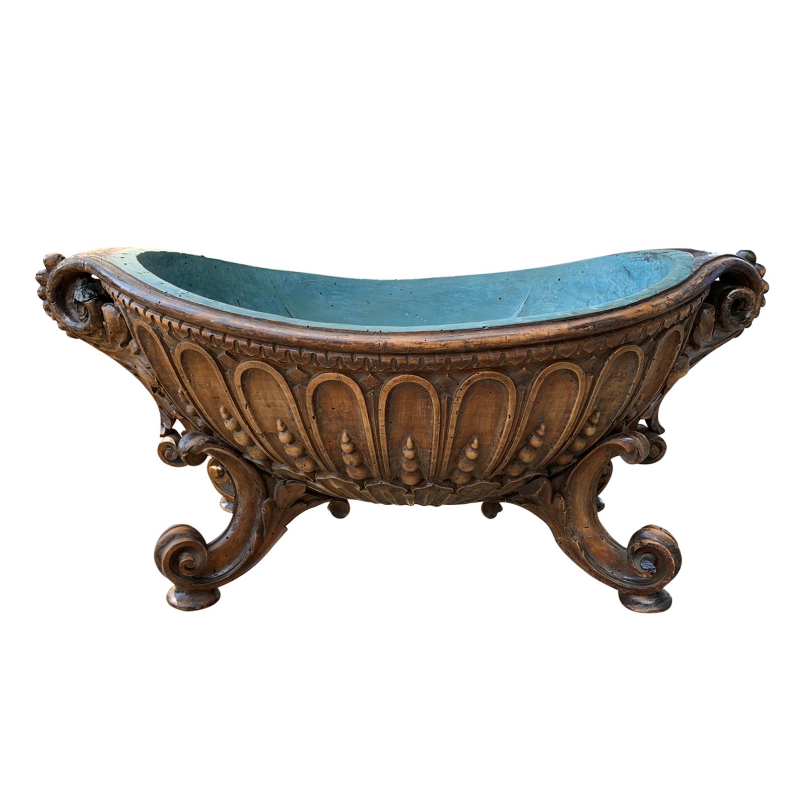 18th Century Carved Italian Wooden Centerpiece