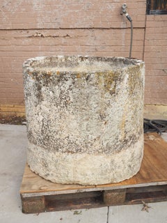 18th Century Carved Limestone Well Head from Beaune, France