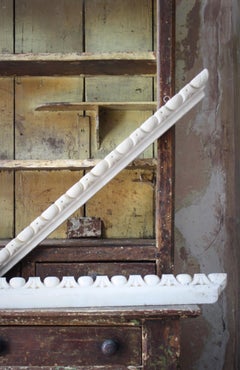 18th Century Carved Marble Gothic Decorative Architectural Edging Egg & Dart