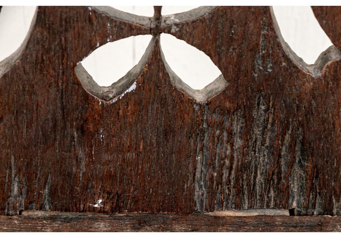 18th Century Carved Moravian Or Swiss Stabelle Side Chair en vente 6