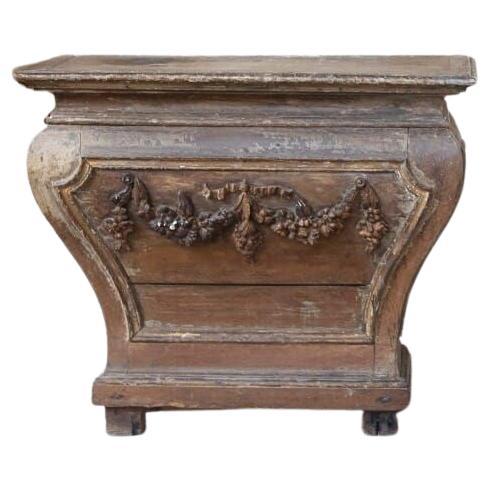 18th Century Carved Oak Console Table