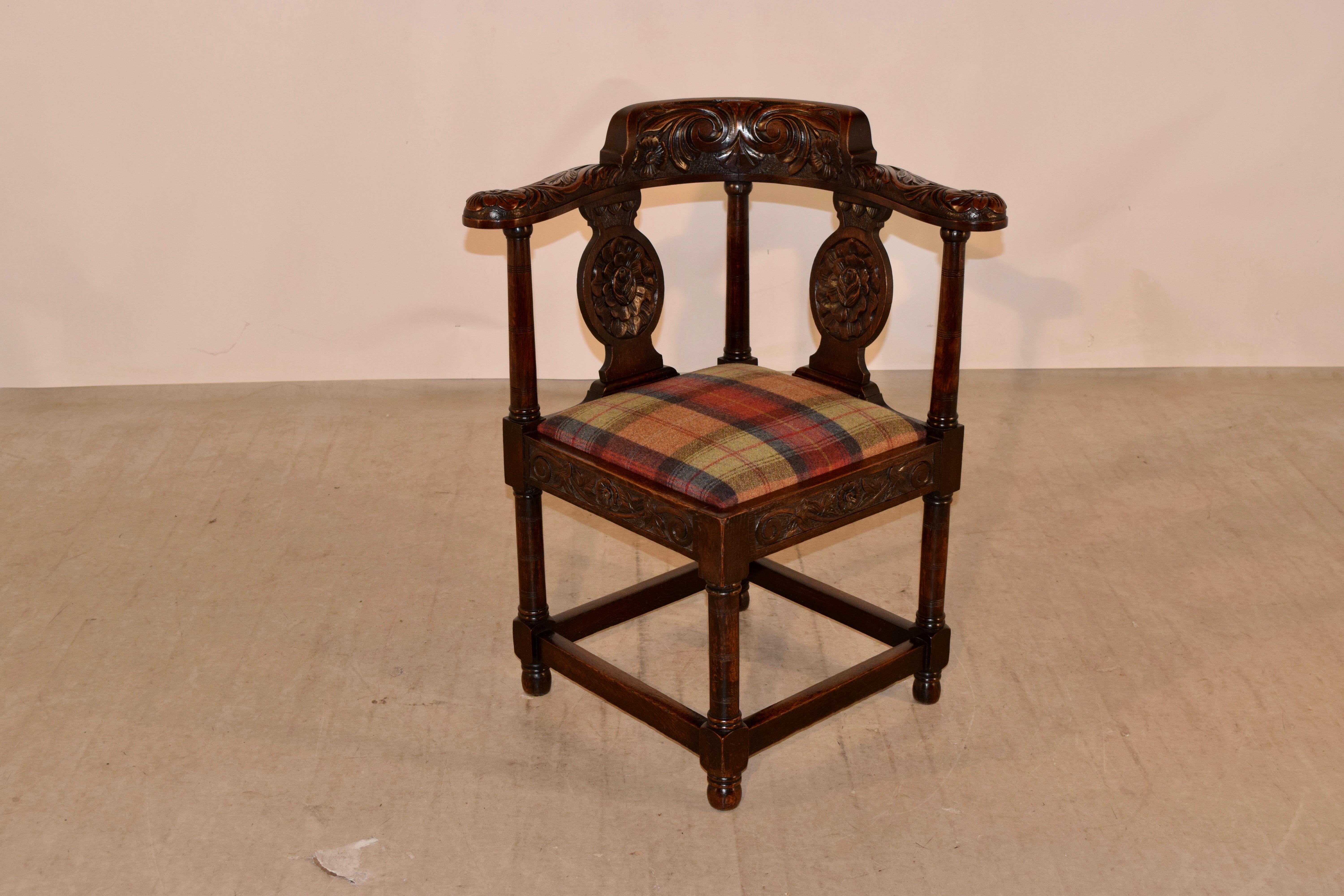 18th century corner chair