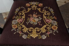 18th Century Carved Open Armchair