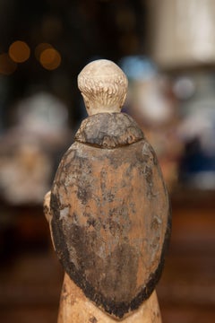 18th Century Carved Statue of Saint Francis