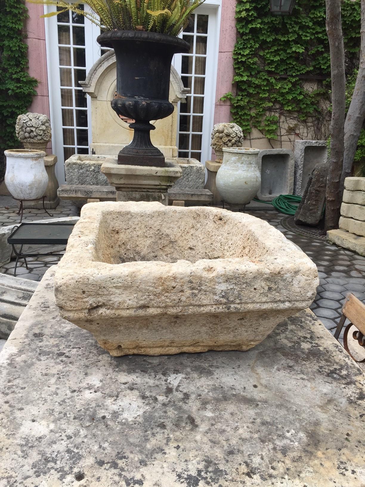 stone sink planter