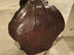 18th Century Carved Walnut Wood Bust of a Bishop