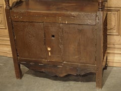 18th Century Carved Walnut Wood Panetiere from Provence, France