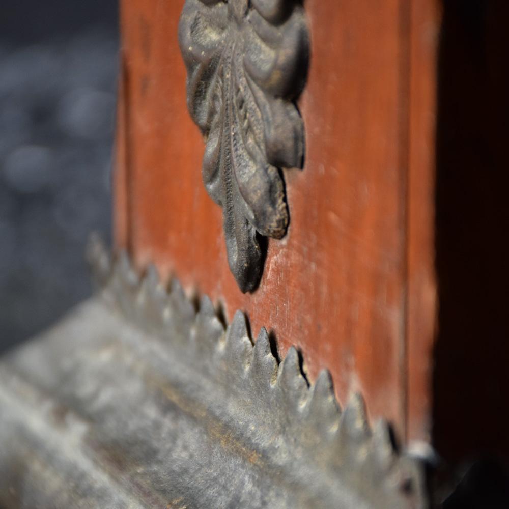 18th Century Carved Wood Santos Head 7