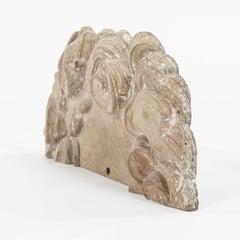 18th Century Carved Wooden Fragment of Cloud