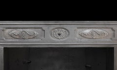 18th Century Cast Iron Adam Style Register Grate