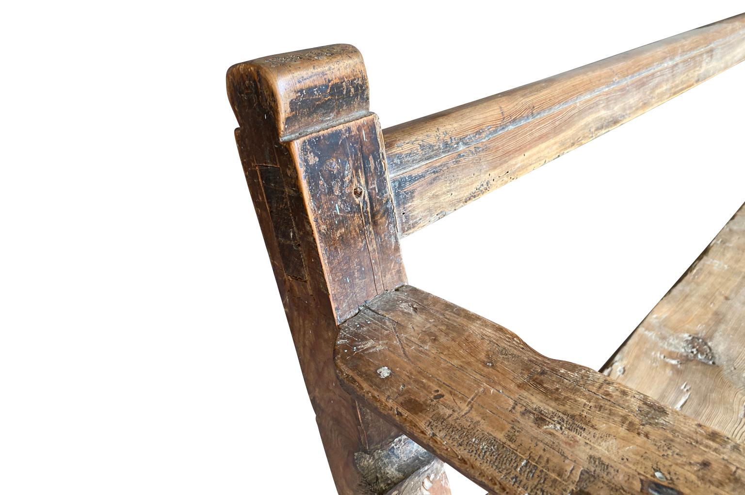 18th Century Catalan Bench For Sale 5